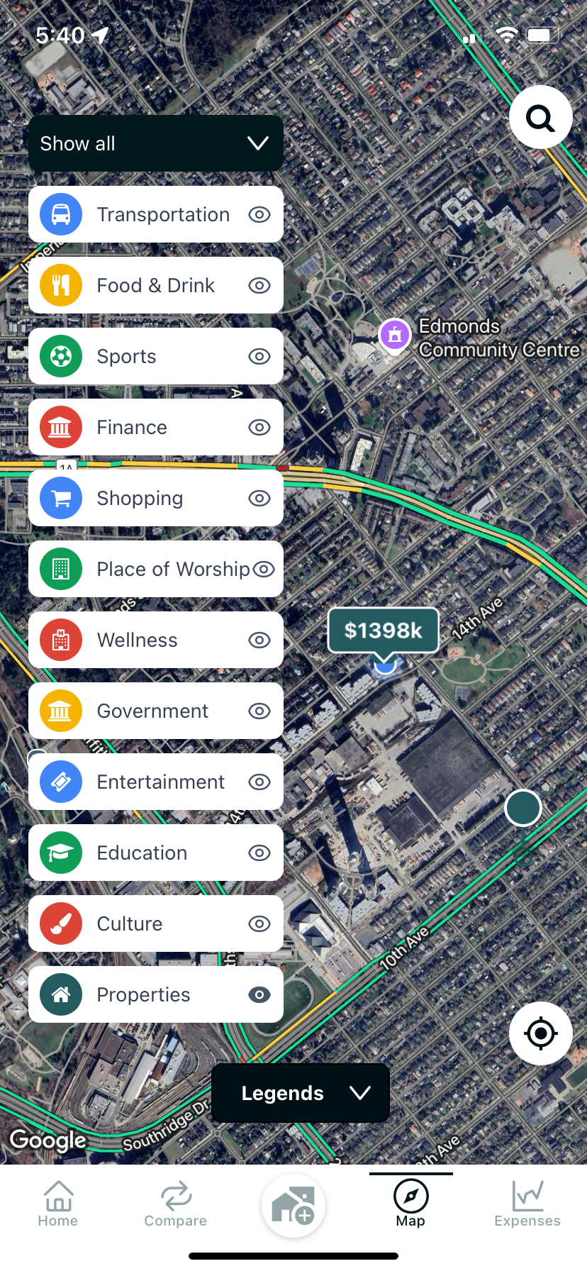 Neighborhood Map